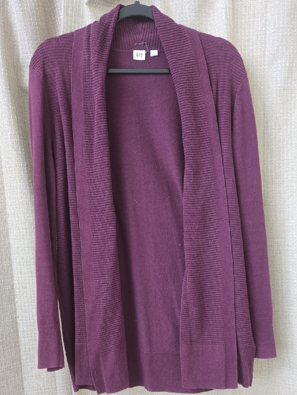 GAP Women's Open-Front Cardigan - Plum